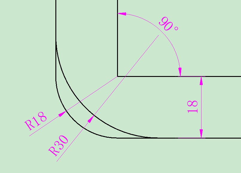 How to quickly make a 90-degree arc bend on boards