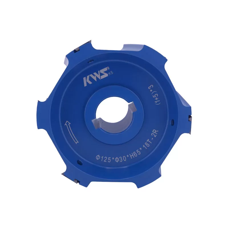 KWS 125x30xH65x18T carbide Pre-milling Cutter with Replaceable Teeth