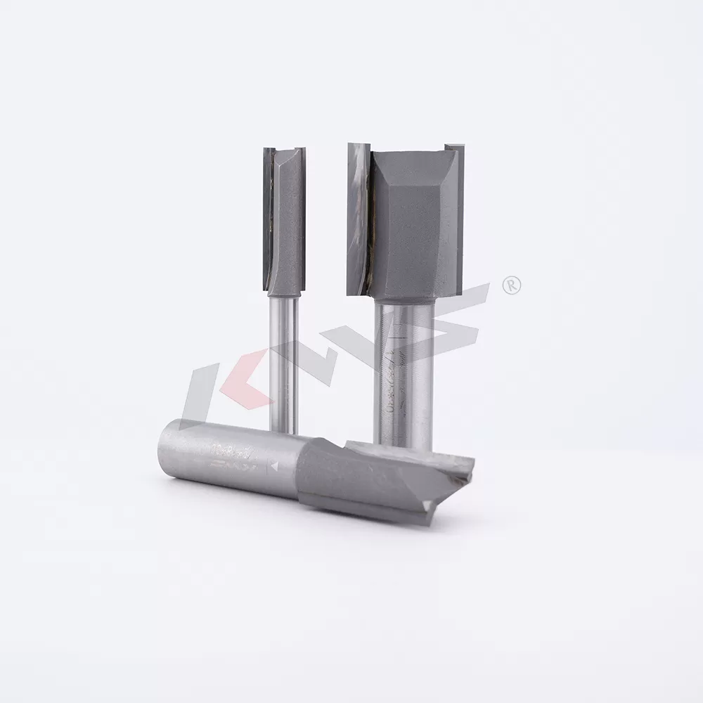 KWS Customized TCT Milling Cutter Grooving Straight Router Bit for Wood